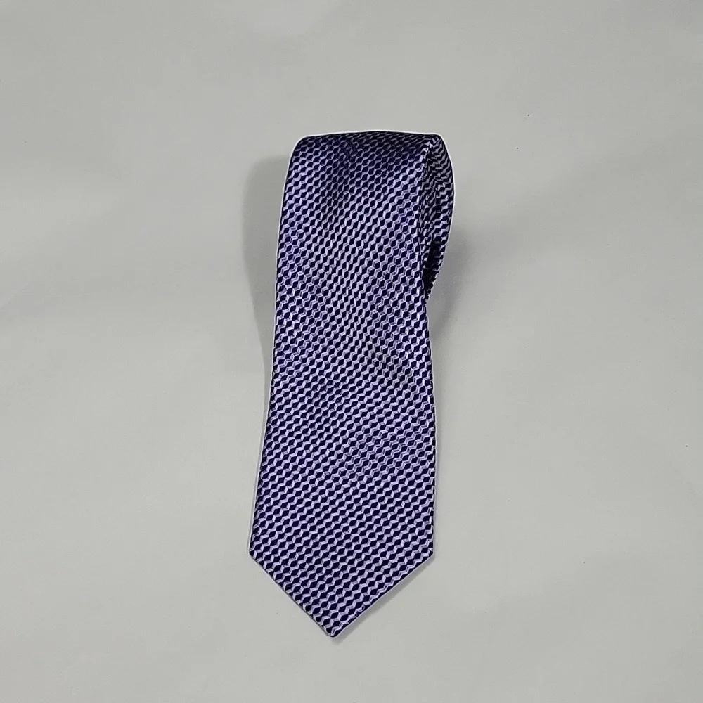 Michael kors men's purple diagonal tie
